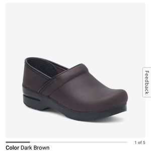 Dark brown danskos